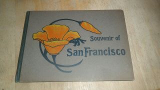 Souvenir Of San Francisco Photogravures - Book Early 1900 