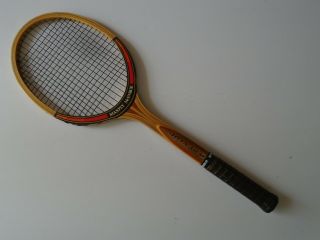 Vintage Dunlop Maxply Mcenroe Wooden Tennis Racket 4 1/2 Grip