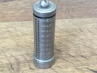 Vintage B & R Manufacturing Company Dime Coin Bank Metal Tube Holder 1