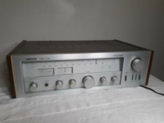 Vintage Nikko Nr 719 T - Locked Am/fm Stereo Receiver Silver Face Radio A/v