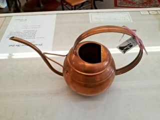 Vintage Unusual All Copper 8 " Watering Can
