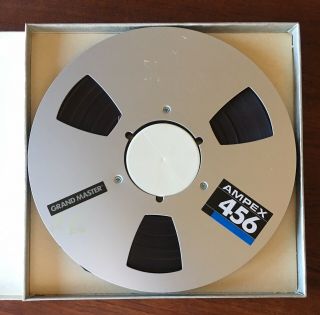 Ampex 456 Grand Master 10.  5 " (10) Reel - To - Reel Tape 2500’ X 1/4 "