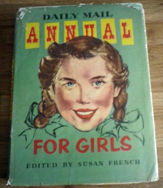 1956 Vintage Daily Mail Annual For Girls.  With Illustrations By Tove Jansson