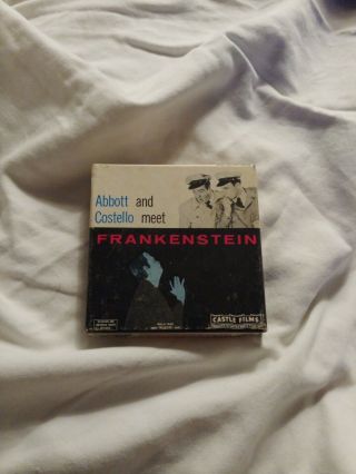 Abbott & Costello Meet Frankenstein B&w Castle Films 8 Mm No.  849