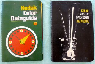 Kodak Master Darkroom Dataguides: B&w 3rd Ed.  1968,  Color 1st Ed. ,  1975 - Classics