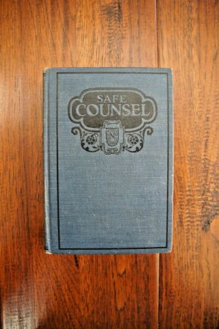 1928 Safe Counsel Or Practical Eugenics - Led To Nazis - Sexual Ethics - Abortio
