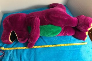 Vintage 1992 Barney The Purple Dinosaur Plush Stuffed Animal Lyons Group 20”