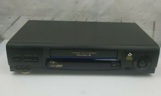 Panasonic Pv - V4620 Vcr 4 Head Omnivision Vhs Hi - Fi Player Recorder