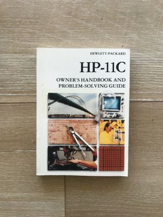 Owner’s Handbook For Hp - 11c Scientific Calculator Revision C