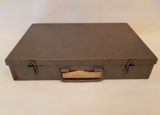 Vintage Film Double Slide Photo Film Metal Case Box