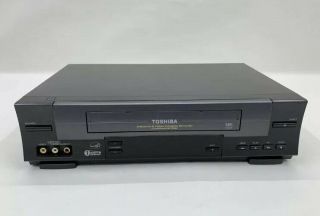 Toshiba 4 - Head Vcr Vhs Player Fast Rewind Commercial Skip W - 528