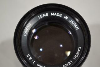 Canon FD 135mm 1:3.  5 Lens for Canon AE - 1 SLR 35mm Camera 4