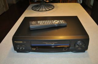 Panasonic Pv - 9451 Stereo Vhs Player With Remote Vcr 4 Head Hi - Fi Video Recorder