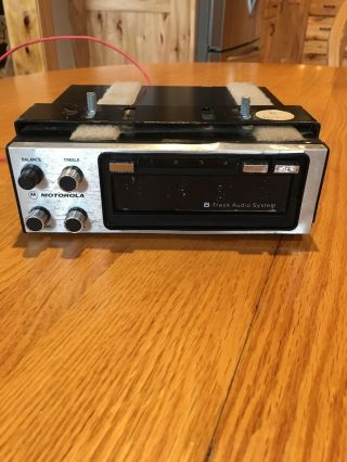 Vintage Motorola Underdash 8 - Track Tape Player Model Tm228s