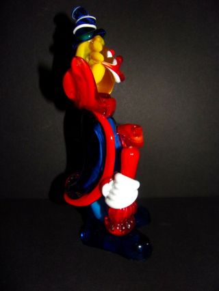 Vintage Murano - Art Glass - Hand Made - Blown Clown AWESOME LOOK 5