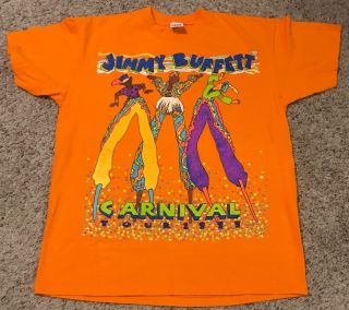 Jimmy Buffett Carnival Tour 1999 Shirt - Xl - Single Stitch Parrothead 90s Vtg