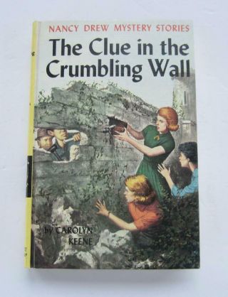 Nancy Drew 22 Clue In The Crumbling Wall Carolyn Keene Text Book