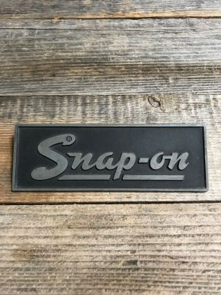 Vintage Snap On Tool Box Emblem Logo W/posts