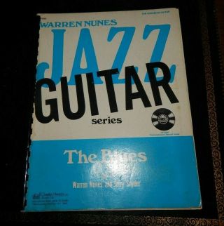 Warren Nunes Jazz Guitar Series The Blues Charles Hansen Vintage Book