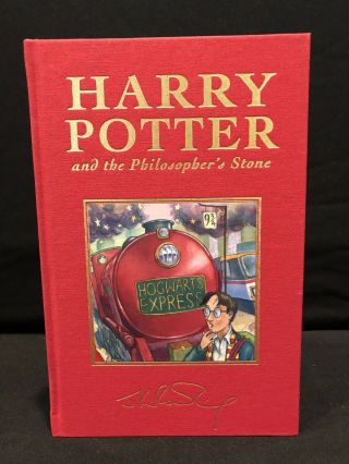 Deluxe 1st Edition,  7th Print,  Uk Harry Potter And The Philosopher 