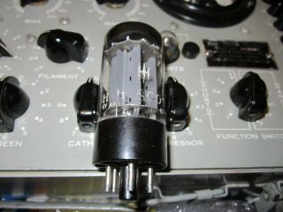 1 Sweet 1961 Amperex Holland Dd Getter Gz34 / 5ar4 Tube 50048