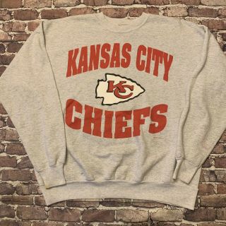 Vtg 90’s Kansas City Chiefs Sweatshirt Sz Xl