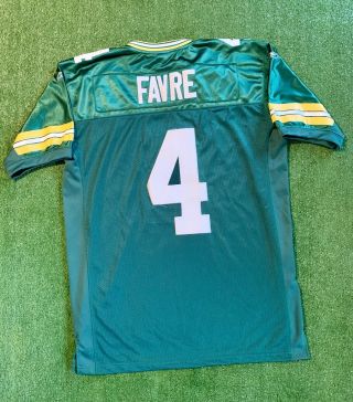 Vintage Green Bay Packers Brett’s Favre Nfl Apparel Stitched Jersey.  Size 50.