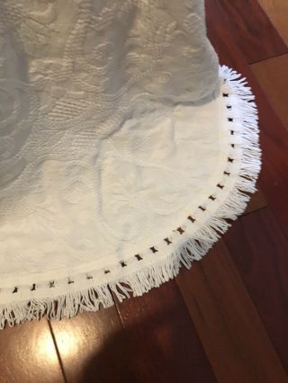 Vintage Cotton Mattelasse Bedspread/coverlet For Queen Or King Bed