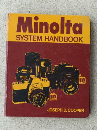 Vintage Minolta System Handbook 1973 35mm Film Photography Camera