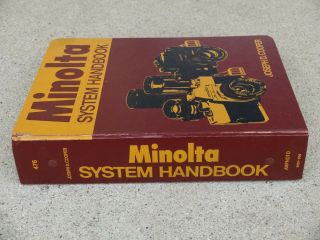 VINTAGE MINOLTA SYSTEM HANDBOOK 1973 35mm Film Photography Camera 3