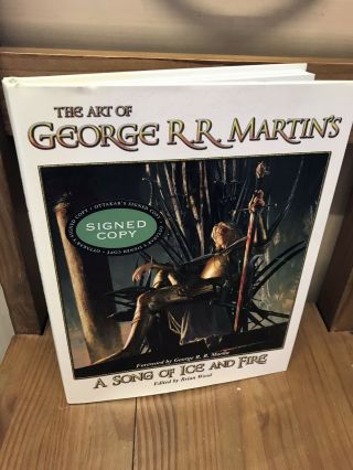 George R.  R.  Martin Signed The Art Of Game Of Thrones