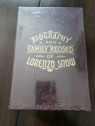 Biography And Family Record Of Lorenzo Snow Mormon Leather Employee Gift Book