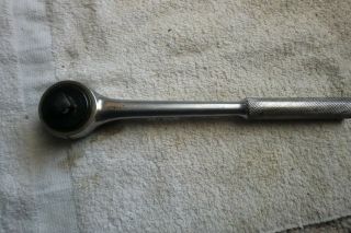 Bonney Usa Vintage A - 702k 1/2 " Drive Knurl Handle Ratchet Socket Wrench 10 "