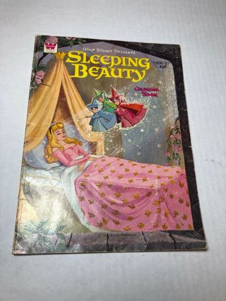 Vintage 1959 Whitman Walt Disney Sleeping Beauty Coloring Book (50 Colored) A2