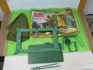 Vintage Action Man Boxed Special Operations Tent Toy Collectable 1321
