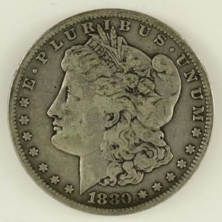 Vintage Coin Us Currency 90 Silver Morgan $1 Dollar 1880 - S
