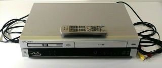 Go Video Dv1130 Dvd And Vhs Combo Player W/ Remote & Cables.  And