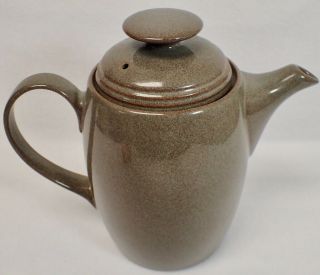 Vintage Denby Greystone 3 Pint Coffee Pot With Lid