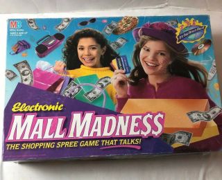 Milton Bradley Electronic Mall Madness 1996,  Almost Complete Vintage Retro