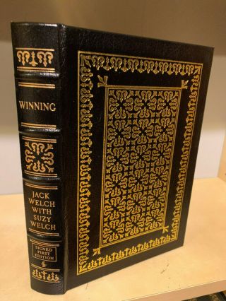 Easton Press Winning By Jack Welch And Suzy Welch Signed 1st Edition W/