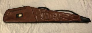 Vintage Sears Ted Williams Gun Rifle Carry Case With Handles Zipper Soft Lining