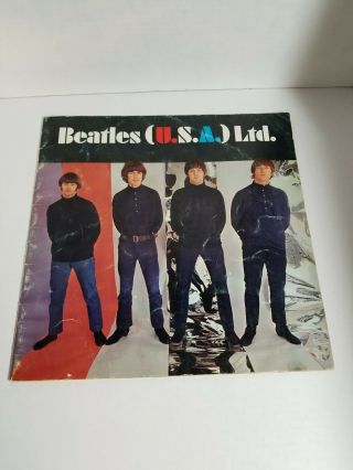 Beatles (u.  S.  A. ) Ltd.  1966 Vintage Concert Tour Program