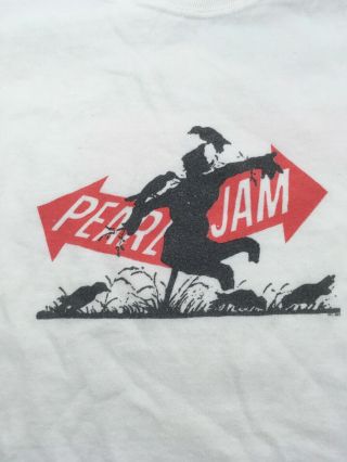 Vintage Pearl Jam 2003 Xl Tour Shirt Scarecrow Riot Act