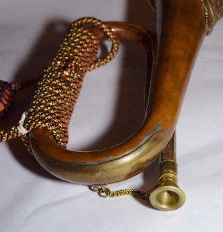 Vintage Argyll & Sutherland Highlanders Brass British Military Bugle 7