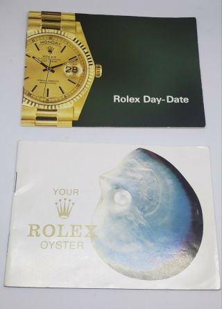 Vintage Rolex 579.  11 And Day - Date Booklet