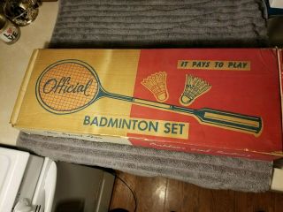 Vintage Official Badminton Set