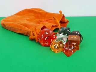 Assorted Set Vintage Dungeons & Dragons Dice Role Playing Fantasy Ad&d Chessex ?