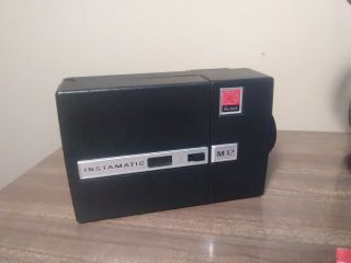 Vintage Kodak Instamatic M12 8 Movie Camera w/ Black Leather Carrying Case 2