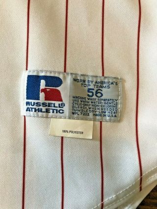 Vintage 90 ' s Cincinnati Reds Pokey Reese Vest Jersey Russell Men ' s SZ 56 2