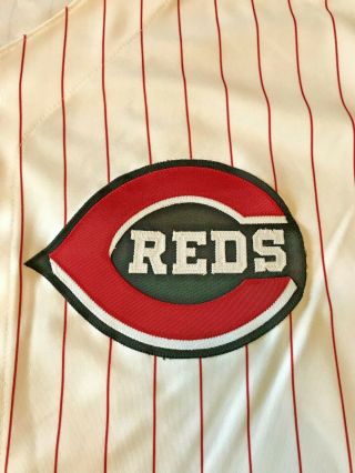 Vintage 90 ' s Cincinnati Reds Pokey Reese Vest Jersey Russell Men ' s SZ 56 4